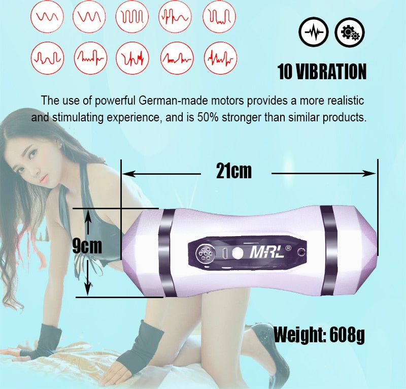 Playful Vibes | Automatic Vibrating Masturbator Device