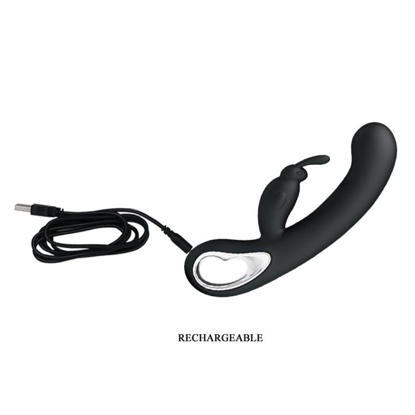 Playful Vibes | USB Rechargeable 12 Speed Rabbit Vibrator