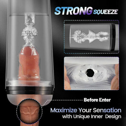 Playful Vibes | 2 In 1 Electric Penis Vacuum Pump And Masturbator