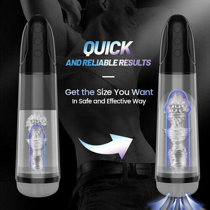 Playful Vibes | 2 In 1 Electric Penis Vacuum Pump And Masturbator