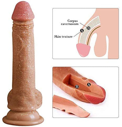 Playful Vibes | Realistic Dildo With Strong Suction Cup - 7 Inch