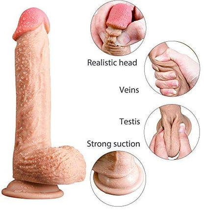 Playful Vibes | Realistic Dildo With Strong Suction Cup - 7 Inch