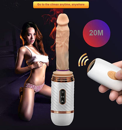 Playful Vibes | Remote Control Heating Telescopic Automatic Sex Machine