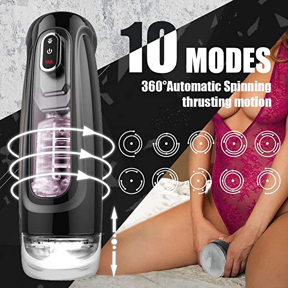 Playful Vibes | 10 Modes Automatic Thrusting Rotating Masturbator