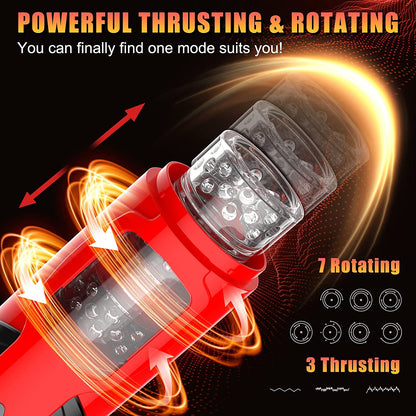 Electric Magnetic Automatic Telescopic Male Masturbator Cup
