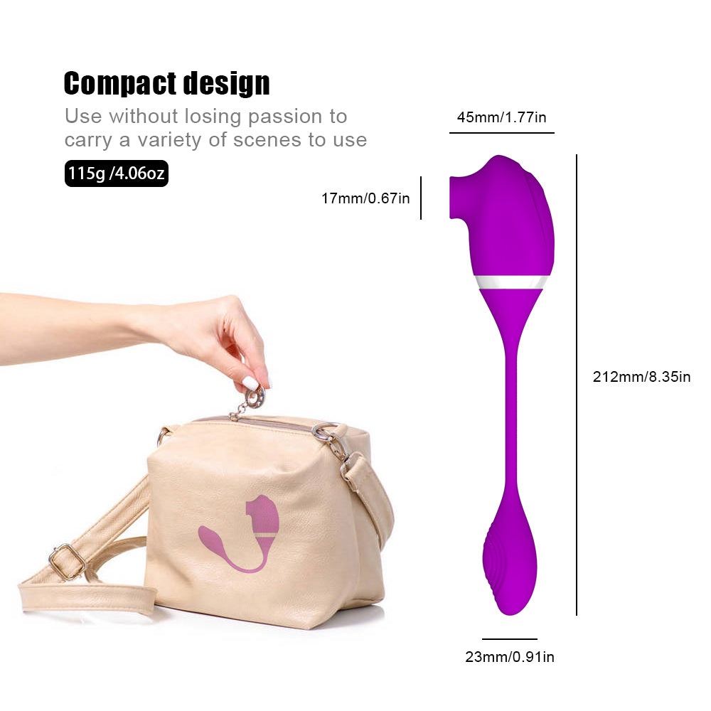 Playful Vibes | 2 In 1 G-Spot Stimulate And Clitoral Suction Vibrator