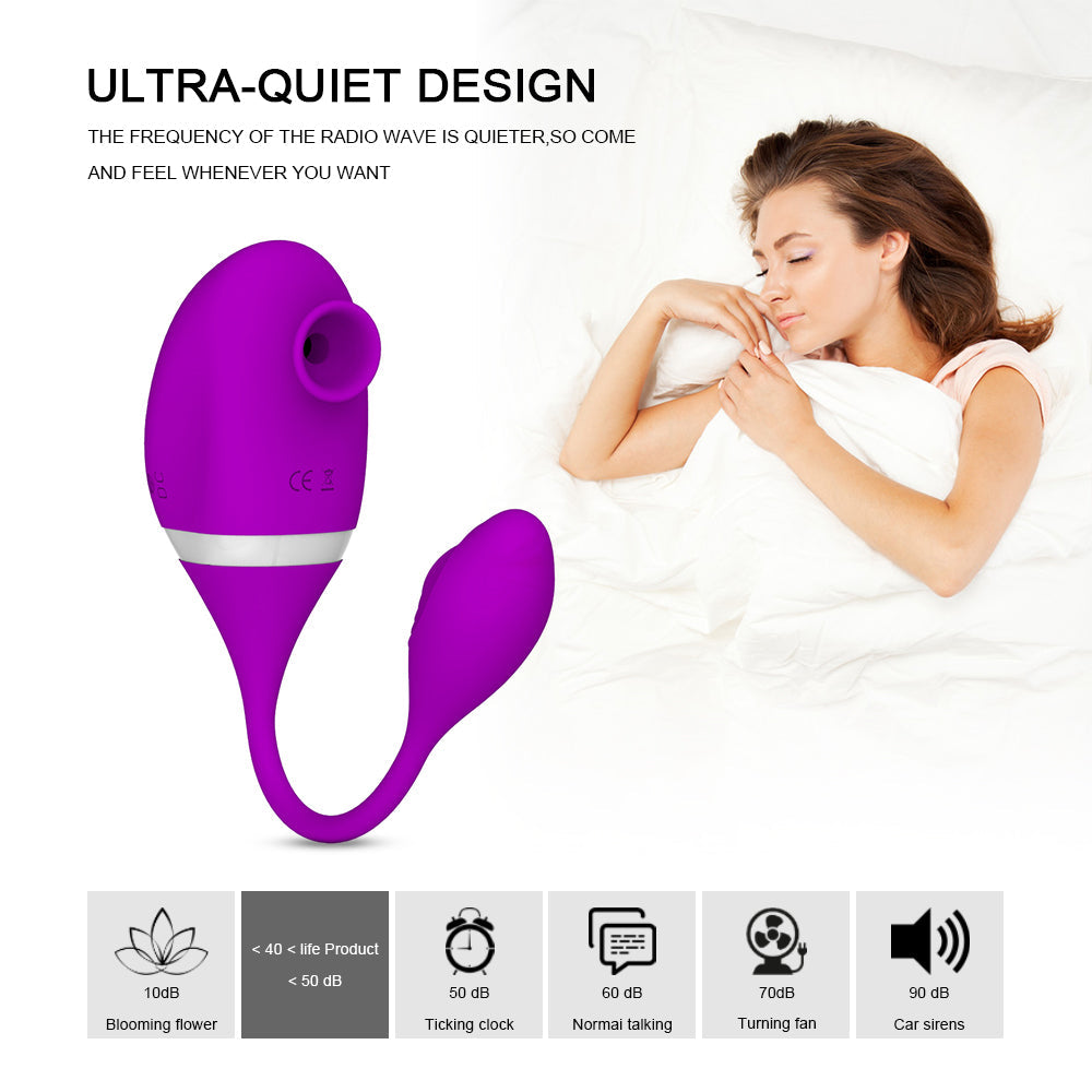 Playful Vibes | 2 In 1 G-Spot Stimulate And Clitoral Suction Vibrator