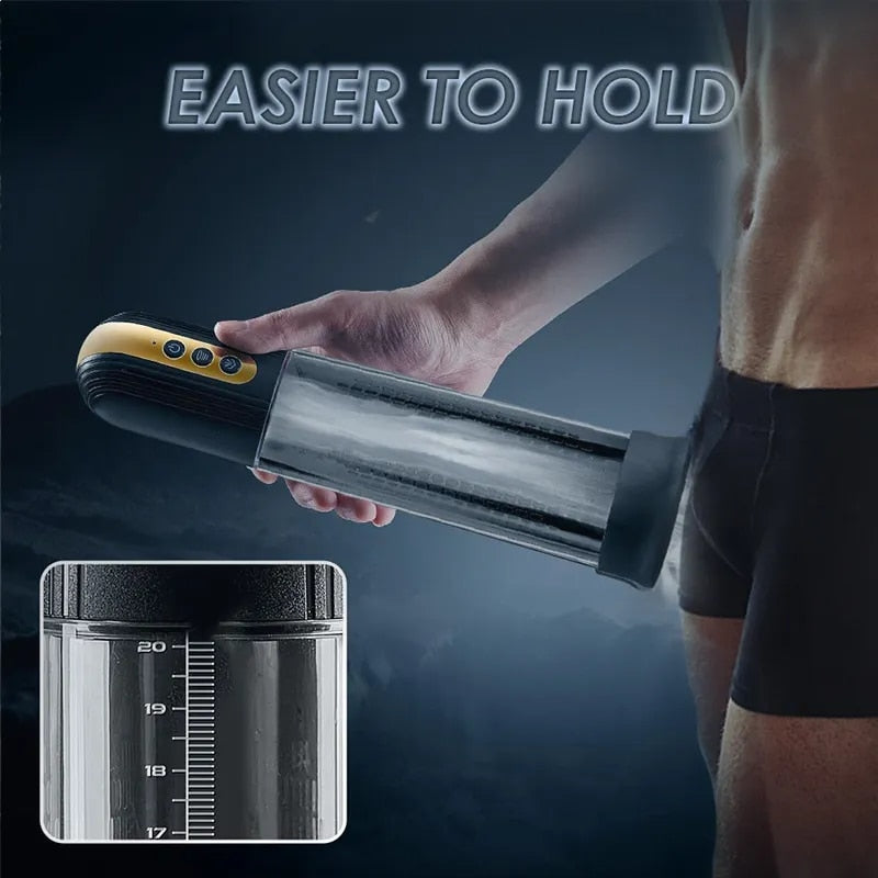 ErectoBoost Gold - The Ultimate Electric Enlargement Pump & Masturbator