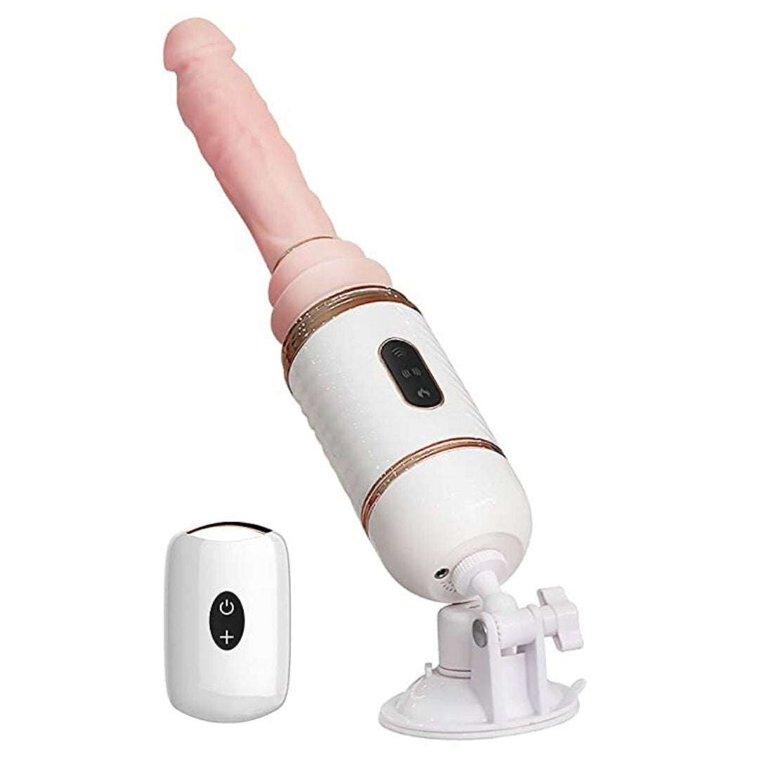 Playful Vibes | Remote Control Heating Telescopic Automatic Sex Machine