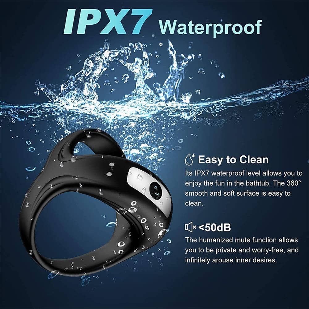 Vibrating Penis Ring for Men Erection Support