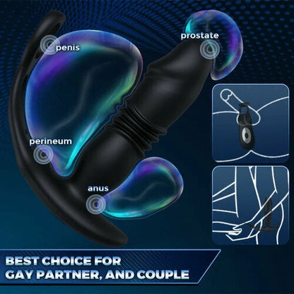 PlayFul Flexi Prostate Bliss Vibrator With Cock Ring