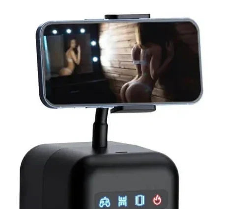 PlayfulVibes – 10 Modes Stroker with Phone Holder