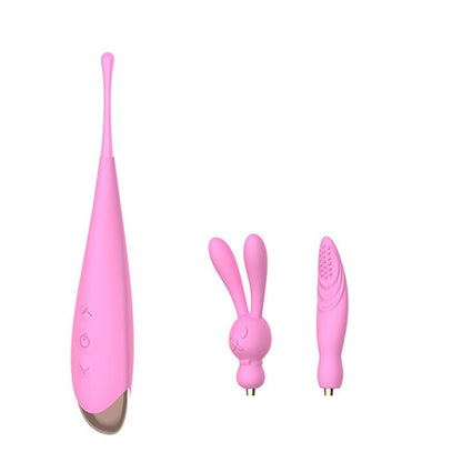 Playful Vibes | Precision Wand Massager with Interchangeable Tips