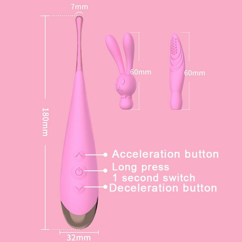 Playful Vibes | Precision Wand Massager with Interchangeable Tips