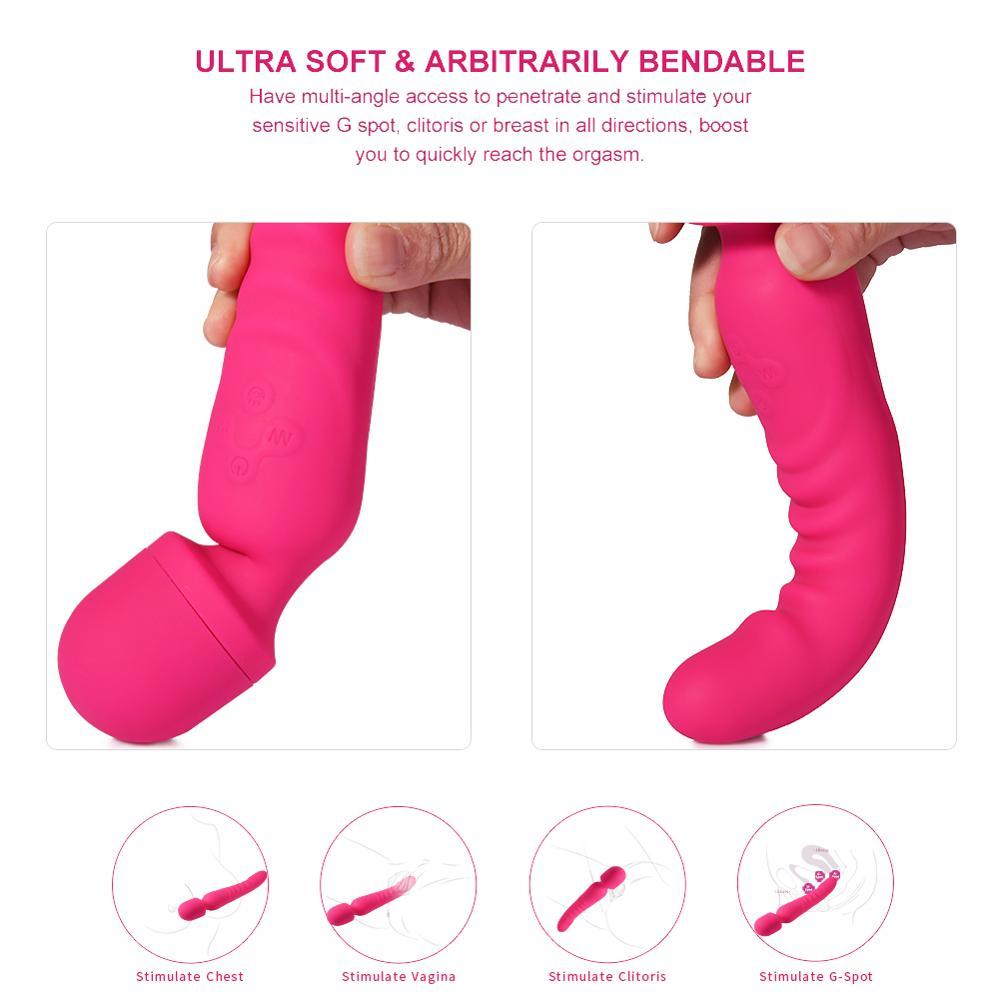 Playful Vibes | Heating Wand Waterproof Vibrator
