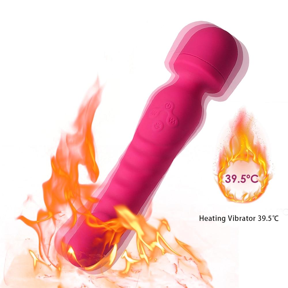Playful Vibes | Heating Wand Waterproof Vibrator
