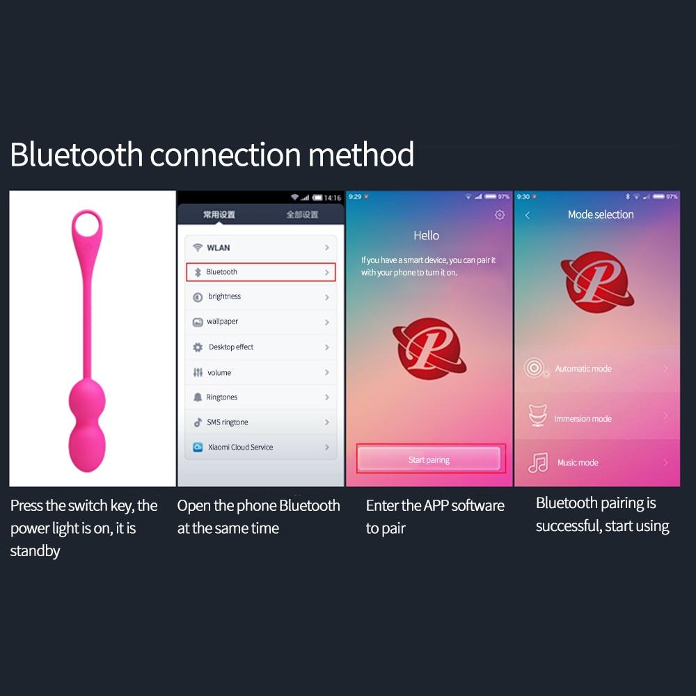 Playful Vibes | Bluetooth Control G-Spot Vibrator Vaginal Ball