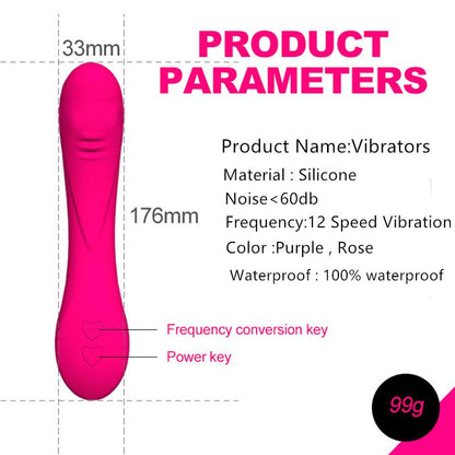 Playful Vibes | 12 Modes Rechargeable G-Spot Vibrator