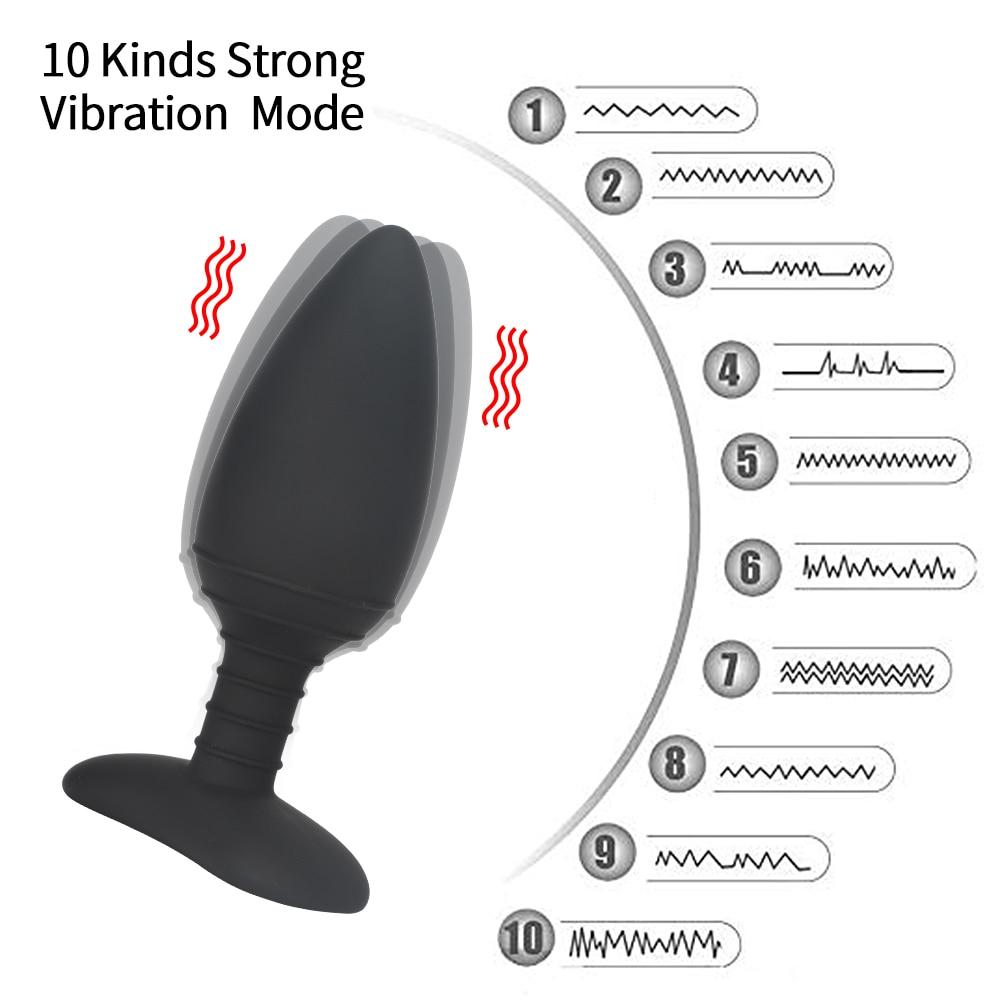 Playful Vibes | Wireless Remote Control Anal Plug Vibrator