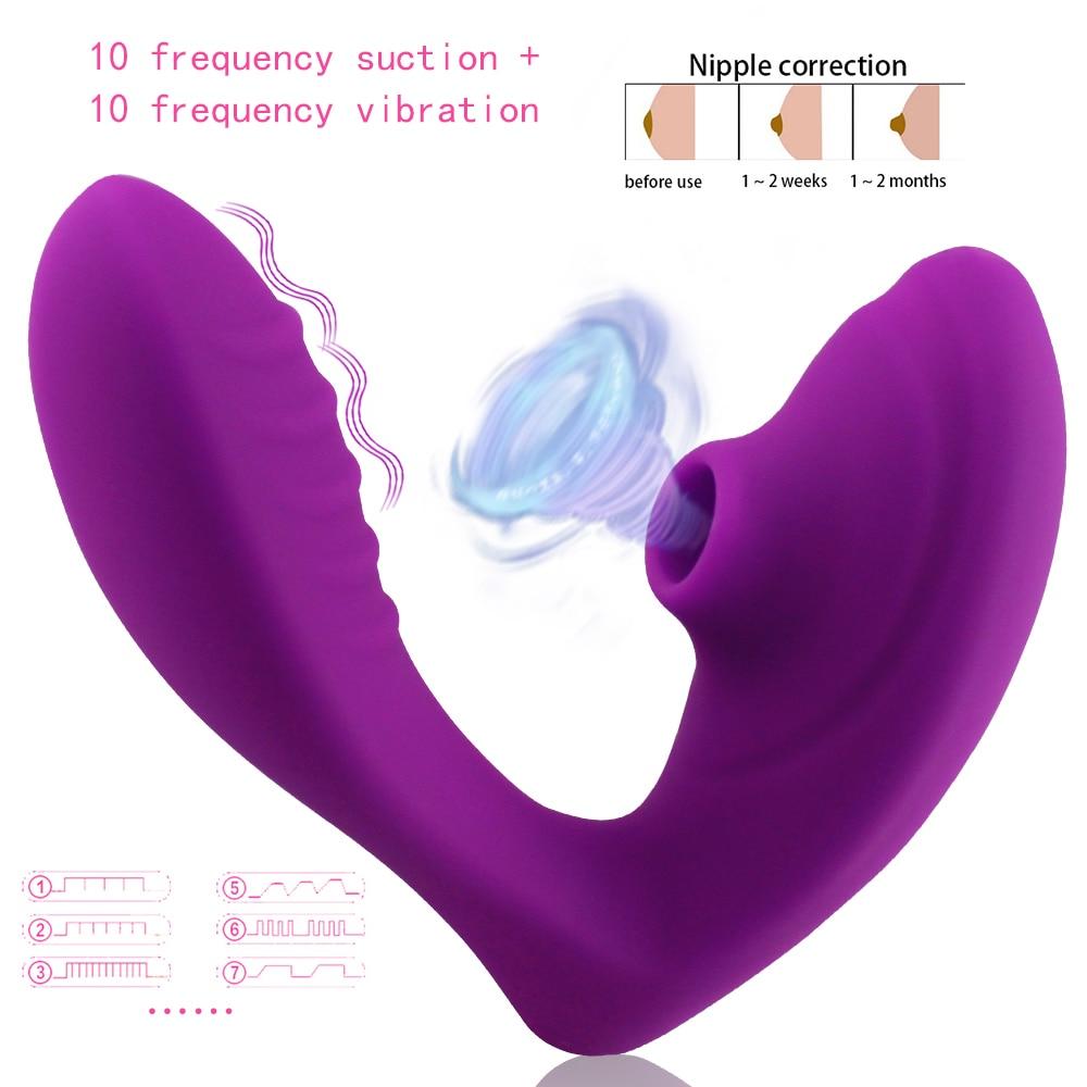 Playful Vibes | 10 Speeds Vagina Sucking Vibrator