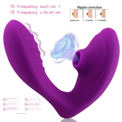 Playful Vibes | 10 Speeds Vagina Sucking Vibrator