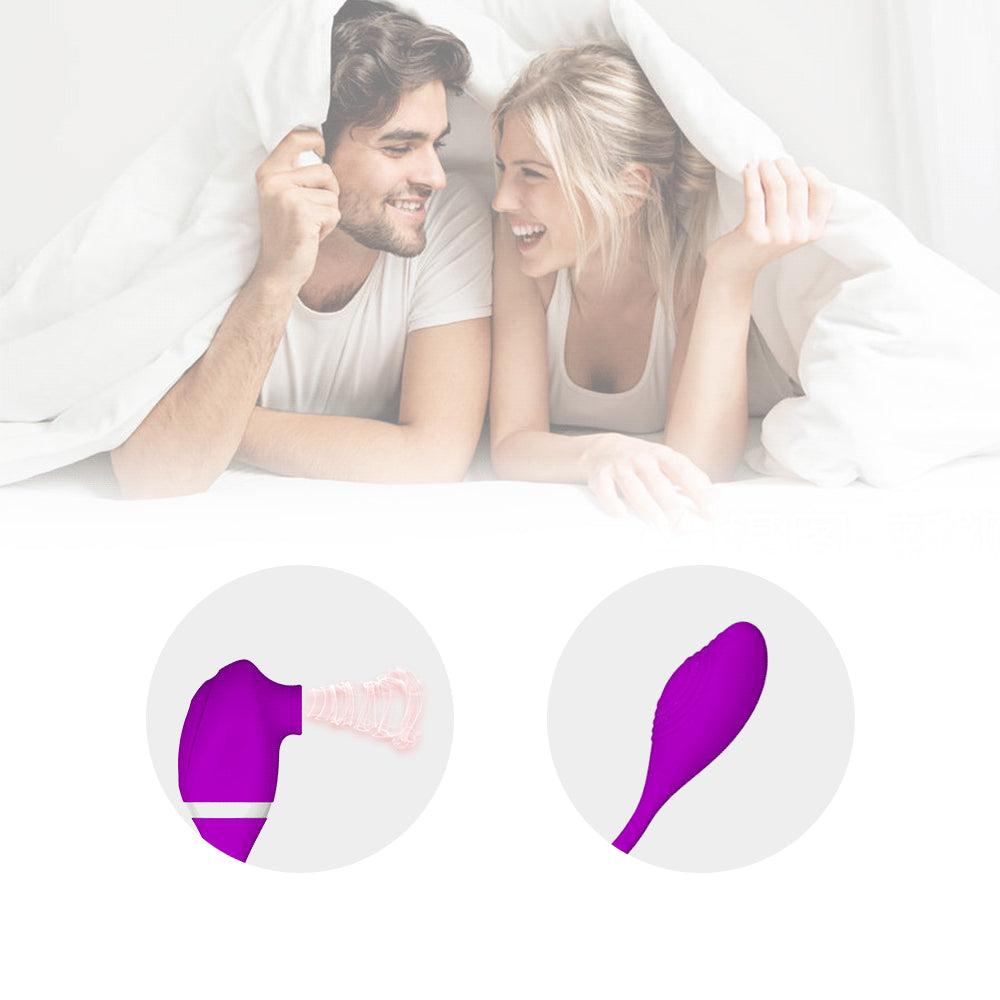 Playful Vibes | 2 In 1 G-Spot Stimulate And Clitoral Suction Vibrator