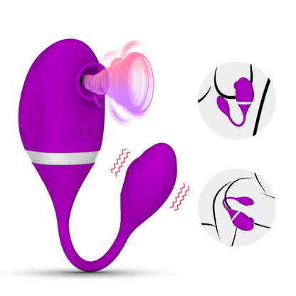Playful Vibes | 2 In 1 G-Spot Stimulate And Clitoral Suction Vibrator