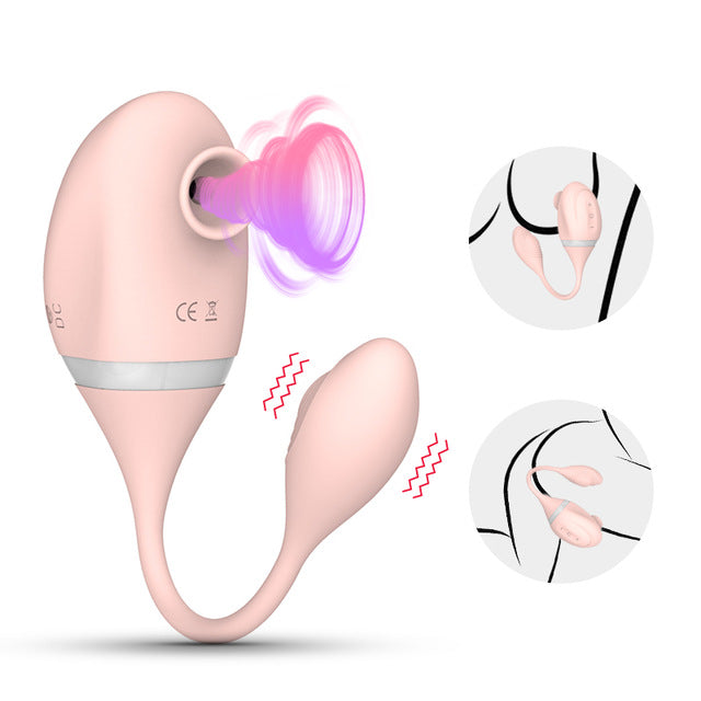 Playful Vibes | 2 In 1 G-Spot Stimulate And Clitoral Suction Vibrator