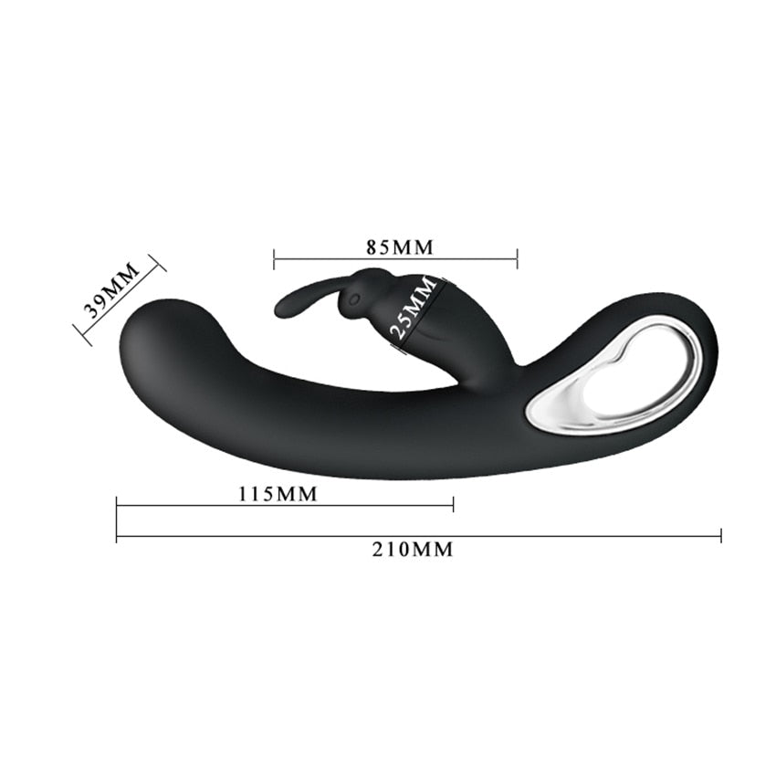 Playful Vibes | USB Rechargeable 12 Speed Rabbit Vibrator