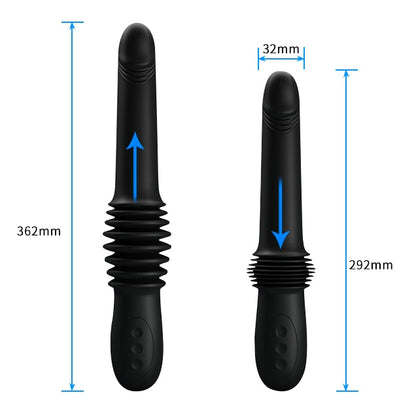 Playful Vibes | 3 Speeds Telescopic Vagina G-Spot Vibrator