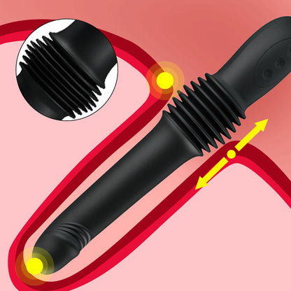 Playful Vibes | 3 Speeds Telescopic Vagina G-Spot Vibrator