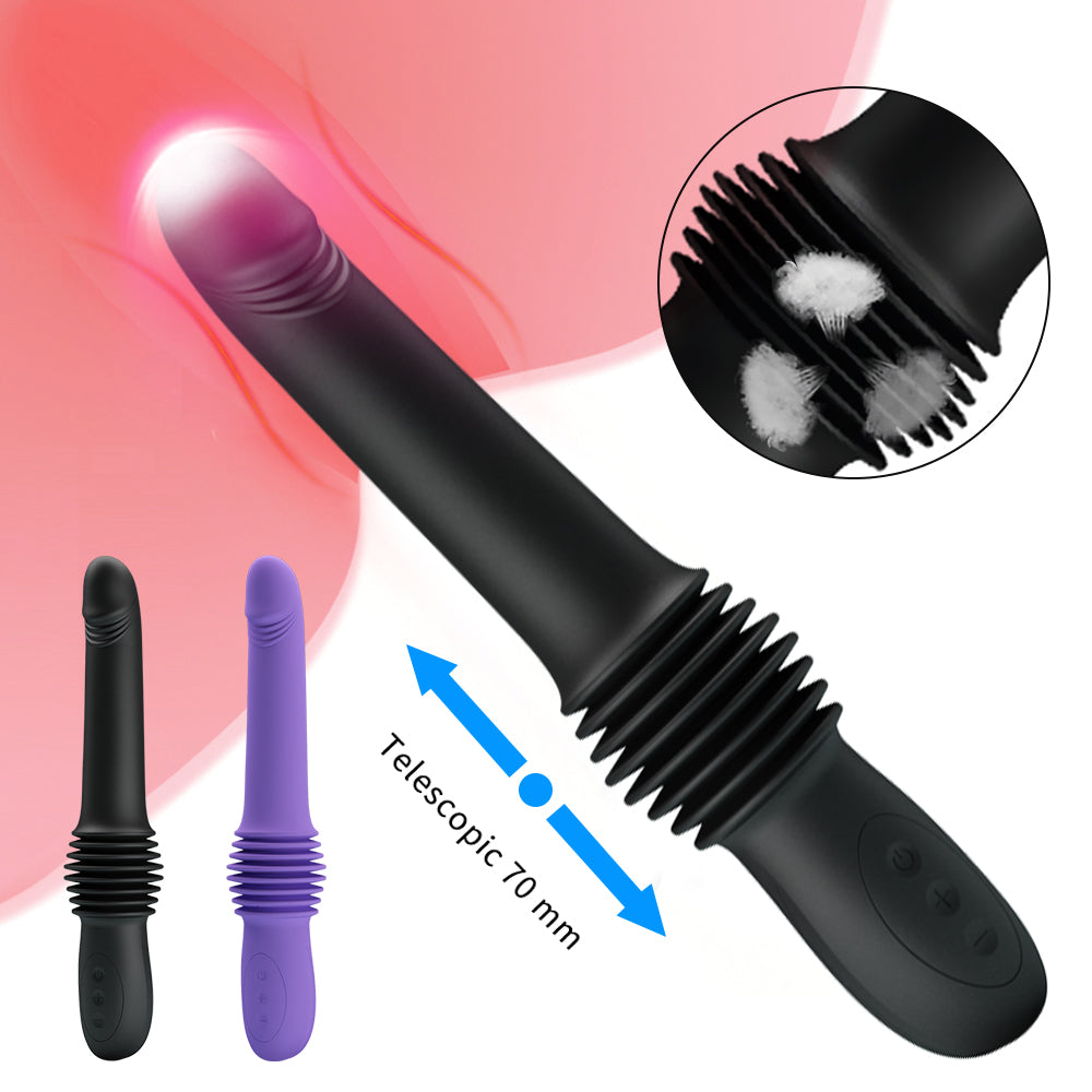 Playful Vibes | 3 Speeds Telescopic Vagina G-Spot Vibrator