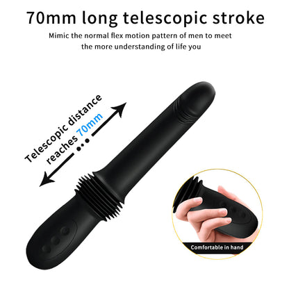 Playful Vibes | 3 Speeds Telescopic Vagina G-Spot Vibrator