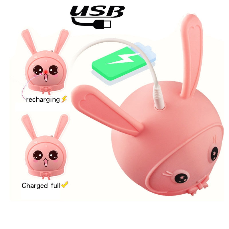 Rabbit Breast Tongue Licking Sucking Heating  Vibrator