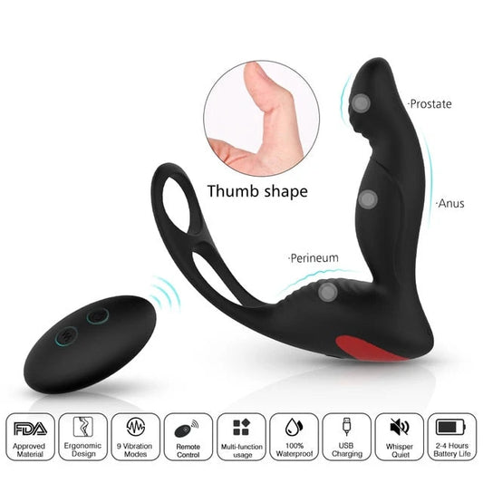 PlayFul 3 in 1 Remote Controlled Vibrating Prostate Massager