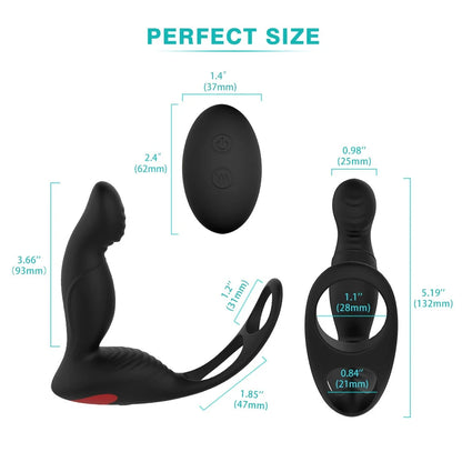 PlayFul 3 in 1 Remote Controlled Vibrating Prostate Massager